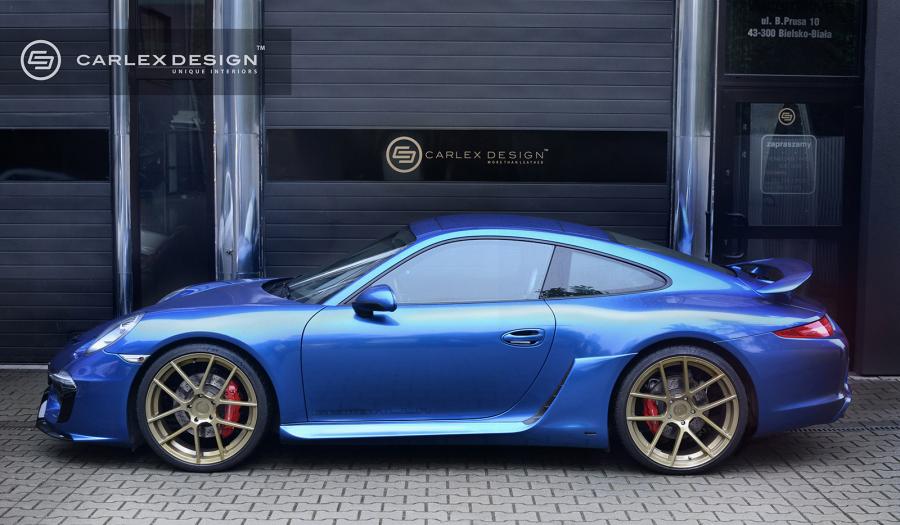 Porsche 911 Blue Electric by Carlex Design '2014